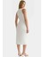 Bodycon Midi Elbise Şık Halter Yaka Nefes Alan Dokuma Kumaş Günlük ve Özel Günler Için 2