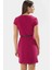 Yazlık Mini Elbise Bodycon Kemer Detaylı Dokuma Kumaş Modern Stil Premium Kalite 2