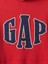 Erkek Kırmızı Vintagesoft Oversize Gap Logo Kapüşonlu Sweatshirt 4