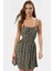 Mini Bodycon Elbise Çiçek Desenli Örme Kumaş Rahat Yazlık Zarifane Tasarım Özenle Seçilmiş 3