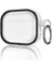 Shiny Airpods Pro 2 ( 2.nesil ) Şeffaf Kılıf - Siyah 1