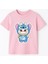 Labubu Baskılı Erkek Çocuk Tişörtü Kısa Kollu T-Shirt Eğlenceli Karakterli Yazlık Üst Pamuklu 2