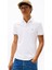 Erkek Interlock Flagcuff Polo T-Shirt - Beyaz 1