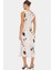 Polyester Mat Saten A Line Maxi Elbise Animal Desenli Günlük Kullanım Için Modern Stil 3