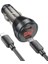 Hoco NZ12C Graceful PD60W 2 Type-C Girişli Araç Çakmaklı Hızlı Şarj Aleti + T - TKNAL1132-98 5