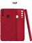 Huawei Y6P Kılıf First Silikon - Bordo - TKNAL8598-4897 1