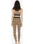 Check Stretch Jersey Bej Kadın Pantolon 4