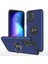 Xiaomi Poco F3 Kılıf Elit Yüzüklü Kapak - Lacivert - TKNAL1458-3549 1