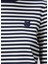 Lacivert Beyaz Çizgili Uzun Kol T-Shirt 5