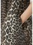 Leopar Desenli Mini Denim Elbise 5