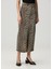 Leopar Desenli Midi Denim Etek 2
