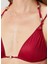 Apricate Bordo Üçgen Bikini Takımı 5