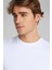 Erkek Ss Smooth Cttn Solid Crewnk T-Shirt - Beyaz 4