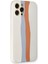 iPhone 12 Pro Max Kılıf Ebruli Lansman Silikon - Beyaz-Turuncu - NFND7395-4351 3