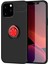 iPhone 12 Pro Max Kılıf Range Yüzüklü Silikon - Siyah-Kırmızı - NFND7555-3760 1