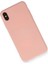 iPhone x Kılıf Nano Içi Kadife Silikon - Pudra - NFND4672-2283 2