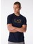 Bisiklet Yaka Lacivert Erkek T-Shirt 3DPT08PJM9Z 1