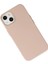 iPhone 14 Plus Kılıf Nano Içi Kadife Silikon - Pudra - NFND8309-1664 3