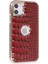 iPhone 11 Kılıf Snake Kapak - Bordo - NFND2980-1027 1