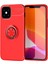 iPhone 12 Mini Kılıf Range Yüzüklü Silikon - Kırmızı - NFND4643-3784 1