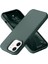 iPhone 12 Kılıf Nano Içi Kadife Silikon - Koyu Yeşil - NFND5668-4062 1