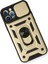 iPhone 12 Pro Kılıf Pars Lens Yüzüklü Silikon - Gold - NFND9407-3655 3