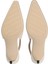 Kadın Squared Toe High Heel Slingback Topuklu Ayakkabı - Krem 2