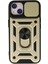 iPhone 14 Kılıf Pars Lens Yüzüklü Silikon - Gold - NFND9231-3621 1
