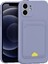 iPhone 11 Kılıf Kelvin Kartvizitli Silikon - Lila - NFND4564-6783 1