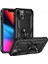 iPhone 14 Kılıf Sofya Yüzüklü Silikon Kapak - Siyah - NFND9073-4900 2