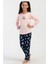 Pamuklu Kız Çocuk Uzun Kol Pijama Takım(3-4/7-8) , 405237 1