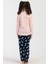 Pamuklu Kız Çocuk Uzun Kol Pijama Takım(3-4/7-8) , 405237 4