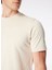 Bisiklet Yaka Düz Bej Erkek T-Shirt TE2654SS T-Shirtbej 4