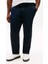 Erkek Th Denton Satin Straight Chino Pantolon - Lacivert 1