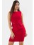 Bodycon Mini Elbise 88% Polyester 12% Elastan Yazlık Iş Elbisesi Rahat ve Şık 1
