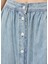 Mavi Midi Denim Etek 5