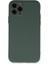 iPhone 11 Pro Kılıf Nano Içi Kadife Silikon - Koyu Yeşil - NFND7631-6137 1
