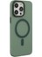 iPhone 13 Pro Kılıf Lodos Magneticsafe Mat Kapak - Köknar Yeşili - NFND8833-3625 2