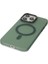 iPhone 13 Pro Kılıf Lodos Magneticsafe Mat Kapak - Köknar Yeşili - NFND8833-3625 3