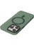 iPhone 13 Pro Kılıf Lodos Magneticsafe Mat Kapak - Köknar Yeşili - NFND8833-3625 5