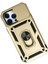 iPhone 14 Pro Kılıf Pars Lens Yüzüklü Silikon - Gold - NFND9838-6508 3