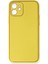 iPhone 12 Mini Kılıf Coco Deri Silikon Kapak - Sarı - NFND3397-6135 1