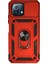 Xiaomi Mi 11 Lite Kılıf Pars Lens Yüzüklü Silikon - Kırmızı - NFND5884-6618 1