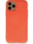 iPhone 11 Pro Kılıf Nano Içi Kadife Silikon - Turuncu - NFND8313-3866 1