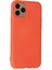 iPhone 11 Pro Kılıf Nano Içi Kadife Silikon - Turuncu - NFND8313-3866 3