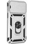iPhone 14 Pro Kılıf Pars Lens Yüzüklü Silikon - Gümüş - NFND6647-9200 3