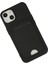 iPhone 14 Plus Kılıf Kelvin Kartvizitli Silikon - Siyah - NFND5399-3363 3