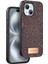iPhone 15 Plus Bright Simli Kapak - Derin Mor - NFND2172-1960 1