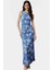Yazlık Çiçekli Bodycon Elbise Maxi Uzunluk Örme Kumaş Premium Kalite Profesyonel Görünüm Uzun Ömürlü 1