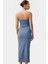 Midi Örme Straplez Elbise Bodycon Kalıp Yazlık Günlük Rahat Kullanım Özenle Seçilmiş 3